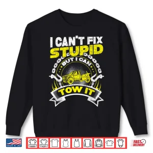 Sweatshirt Wrecker Roadside Service Tow Truck Driver Shirt