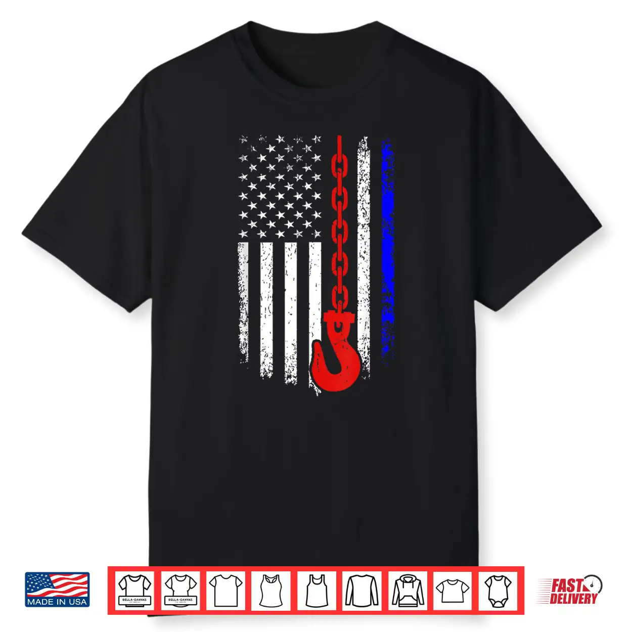 American Flag 4Th Of July Patriotic Usa Tow Truck Driver Shirt American Flag 4Th Of July Patriotic Usa Tow Truck Driver Shirt