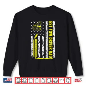 Sweatshirt American Flag Gift Towing Tow Truck Driver Shirt