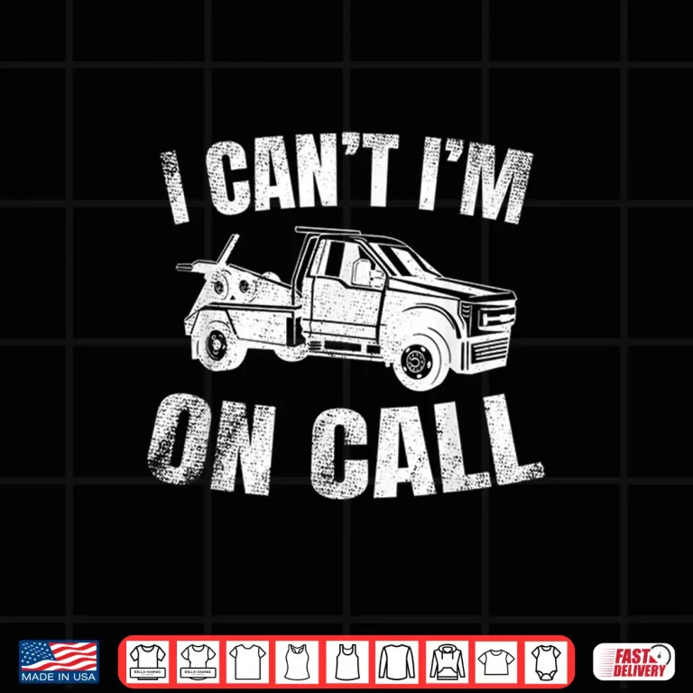 Design Breakdown Lorry Thin Yellow Line Tow Truck Driver Shirt