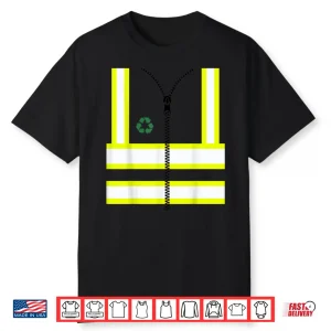 Garbage Uniform Trash Truck Driver Costume Shirt