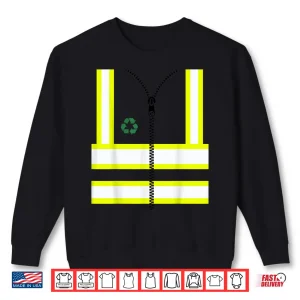 Sweatshirt Garbage Uniform Trash Truck Driver Costume Shirt