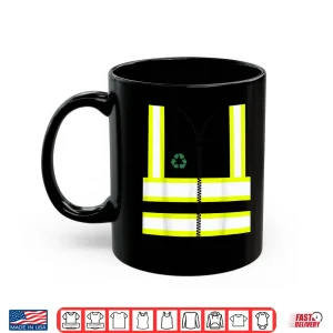 Mug Garbage Uniform Trash Truck Driver Costume Shirt