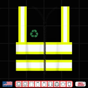 Design Garbage Uniform Trash Truck Driver Costume Shirt