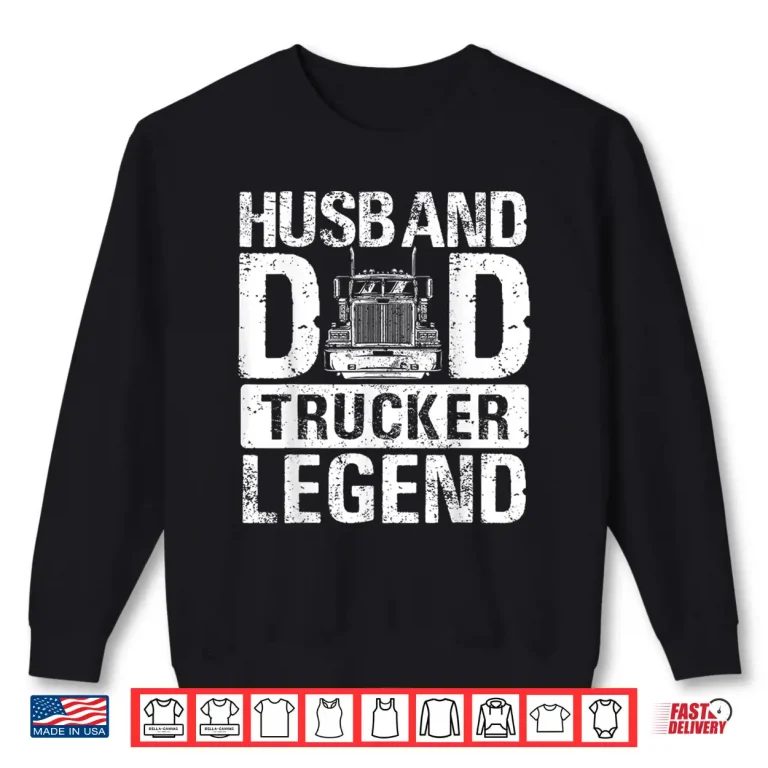 Sweatshirt Legend Gift Trucker Retro Vintage Shirt