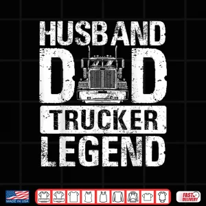 Design Legend Gift Trucker Retro Vintage Shirt