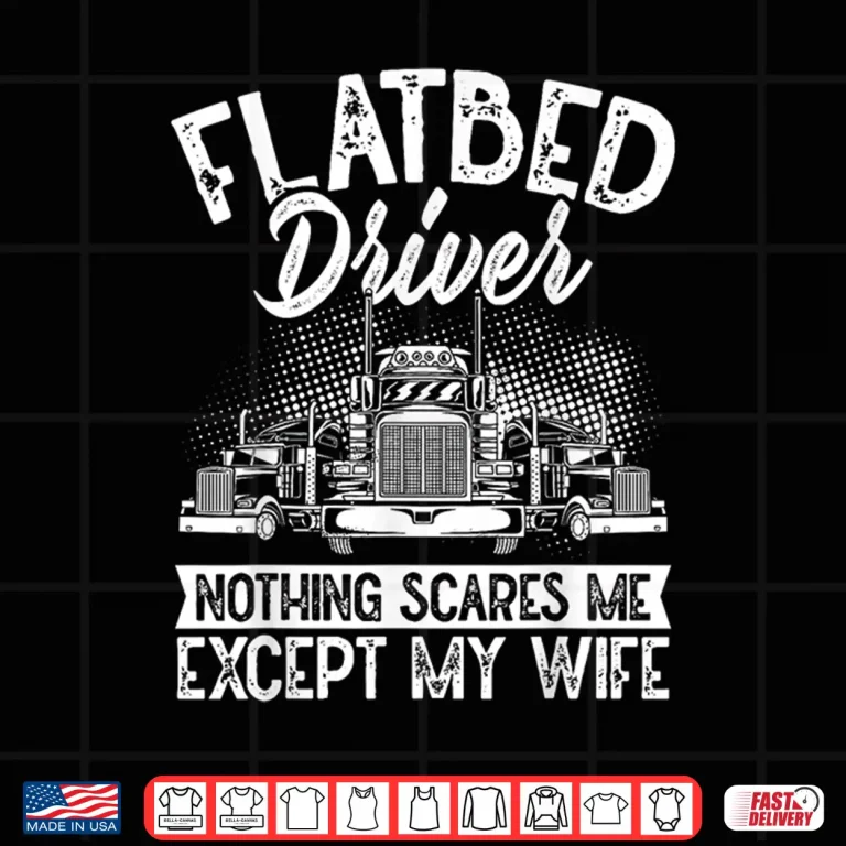 Design Logistics Expert Flatbed Driver Shirt