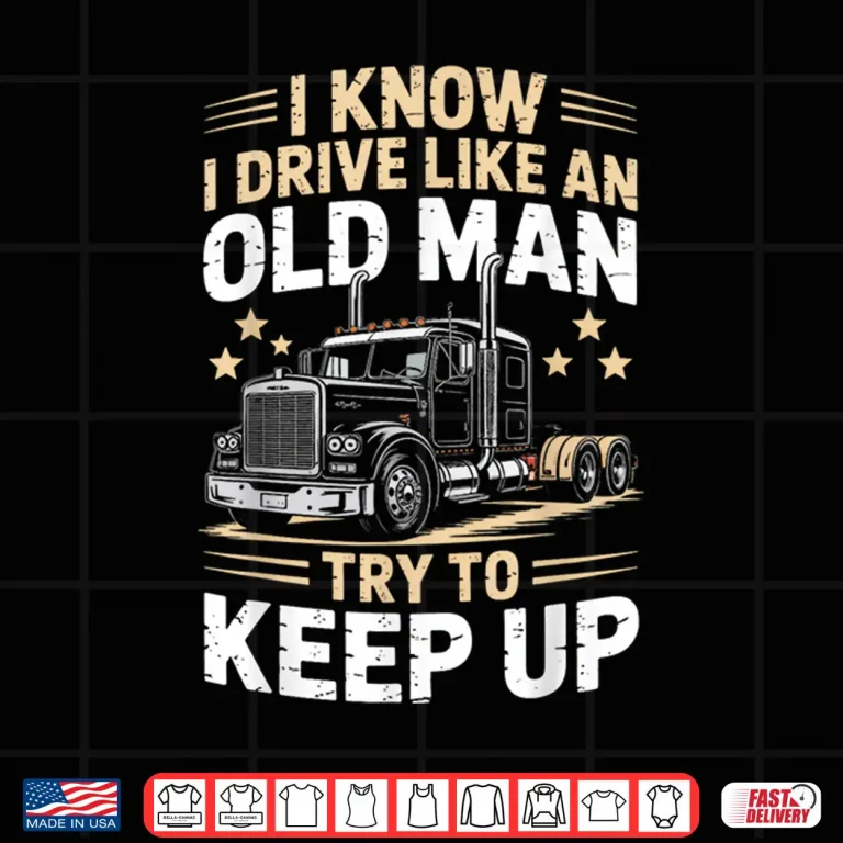 Design Semi Trailer Tractor Wheeler Trucking Trucker Shirt