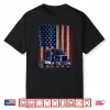 American Flag Gift Truck Driver Trucker Shirt
