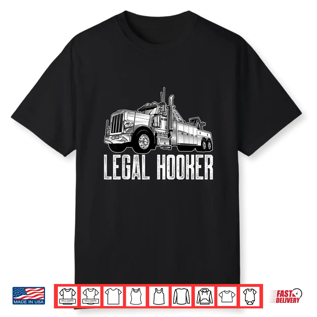 Big Wrecker Professional Service Tow Truck Driver Shirt Big Wrecker Professional Service Tow Truck Driver Shirt