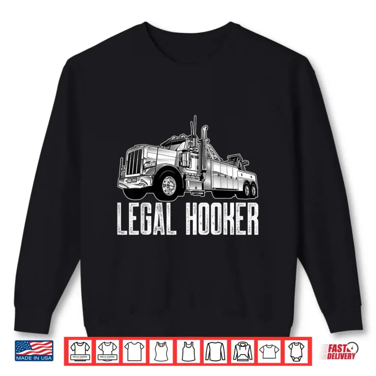 Sweatshirt Big Wrecker Professional Service Tow Truck Driver Shirt