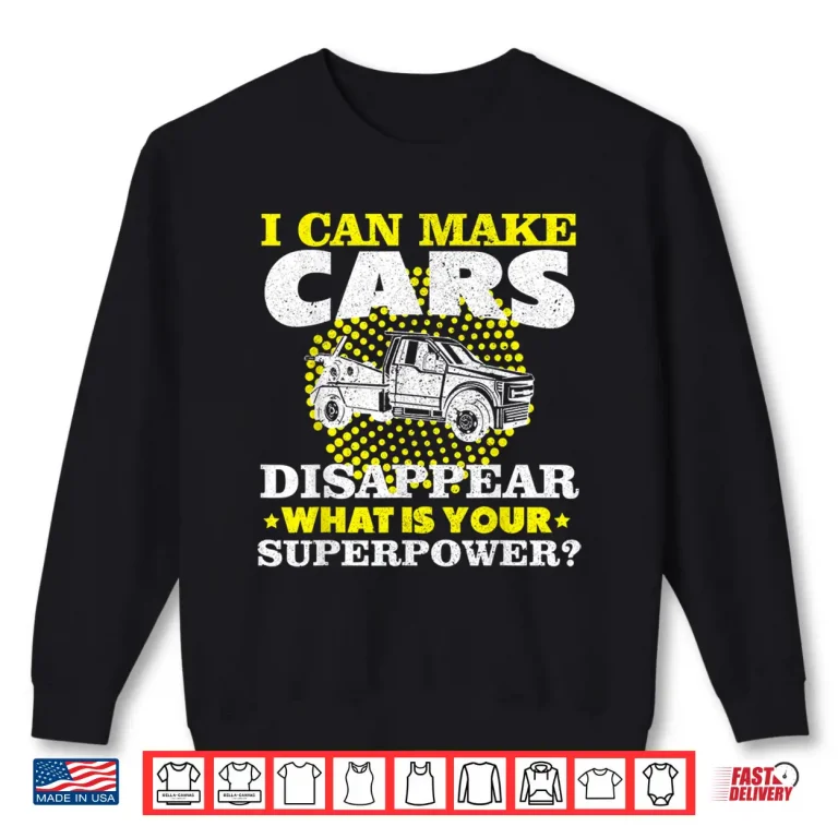 Sweatshirt Breakdown Lorry Thin Yellow Line Tow Truck Driver Trucker Shirt