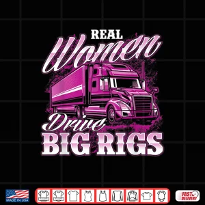 Design Big Rigs Professional Semi Truck Driver Trucker Shirt