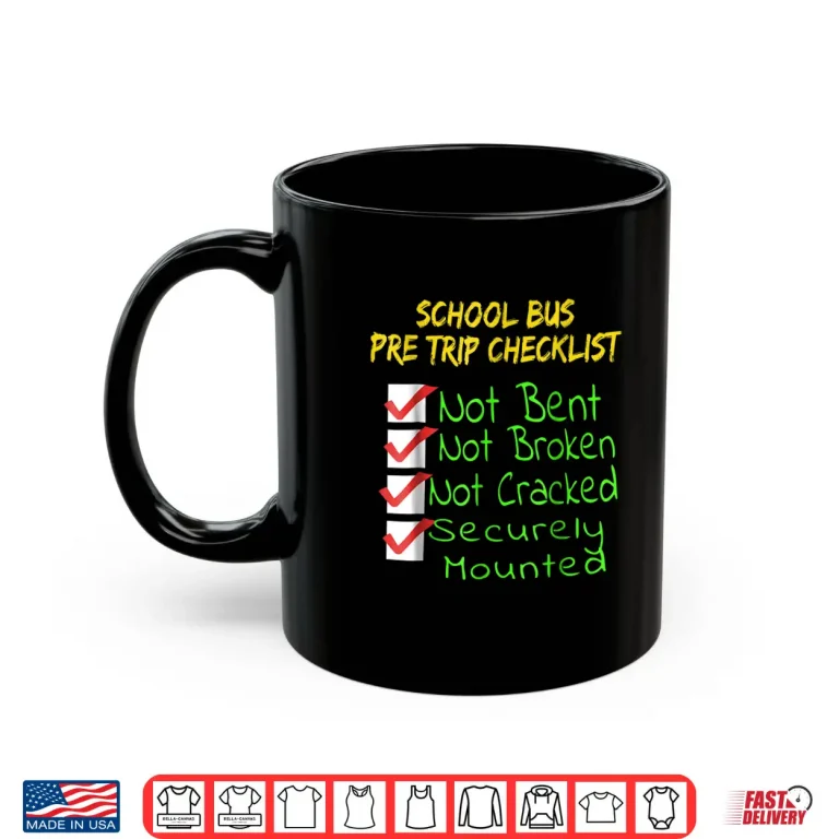 Mug CDL Pretrip Trucking School Bus Driver Shirt