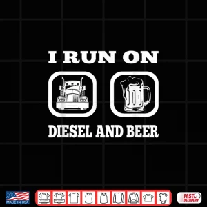 Design Diesel Performance Lover Truck Driver Trucker Shirt