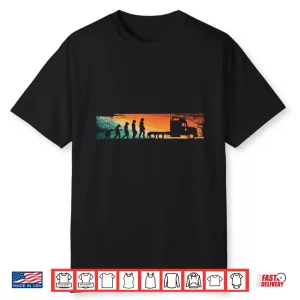 Evolution Essentials Truck Driver Trucker Shirt