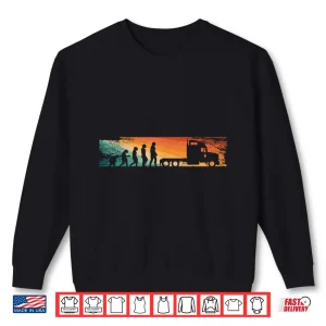 Sweatshirt Evolution Essentials Truck Driver Trucker Shirt