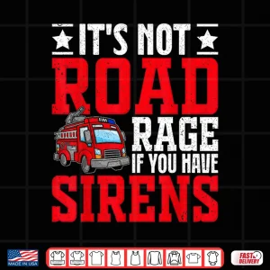 Design Emergency Response Service Fire Truck Driver Shirt