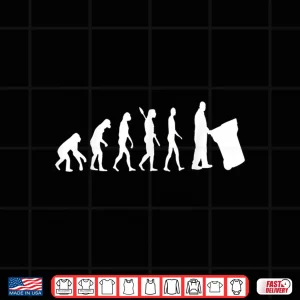 Design Evolution Trash Bin Waste Management Trash Truck Driver Shirt