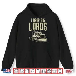 Hoodie Logistics Expert Semi Truck Trucking Driver Trucker Shirt