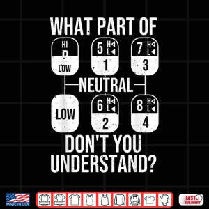 Design Manual Drive Design Truck Driver Trucker Shirt