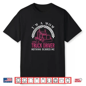 Professional Support Cool Truck Driver Trucker Shirt