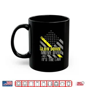Mug Thin Yellow Line Tow Truck Driver Shirt
