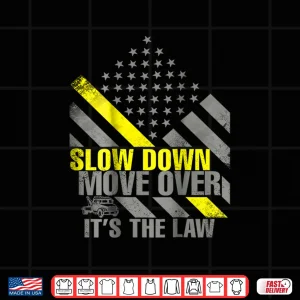 Design Thin Yellow Line Tow Truck Driver Shirt