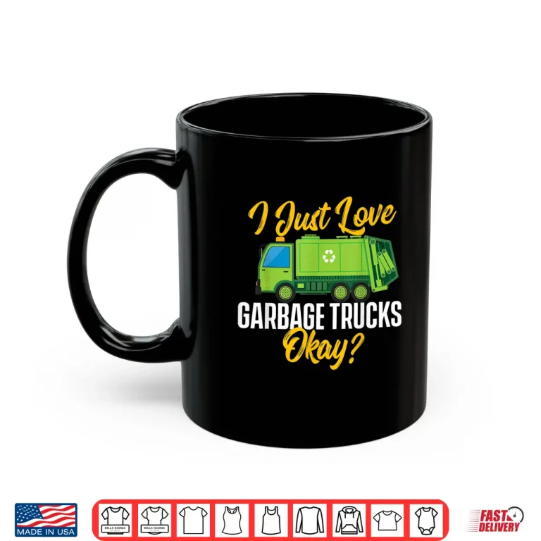 Mug Waste Trash Dump Garbage Truck Driver Shirt