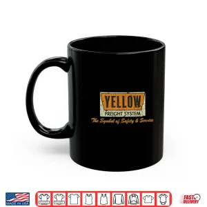 Mug Yellow Freight Symbol Of Safety 1968 Truck Driver Vintage Shirt