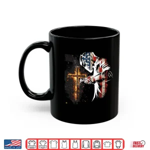 Mug American Flag Mig Tig Faith Cross Christian Welder Shirt