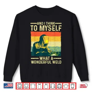 Sweatshirt Blacksmith Worker Welding Design Vintage Shirt