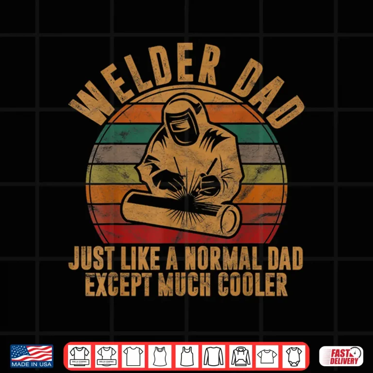 Design Just Like A Normal Parent Gift Welder Parent Retro Style Shirt