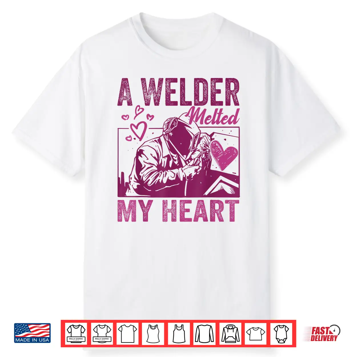 Melted My Heart Welder Design Shirt Melted My Heart Welder Design Shirt