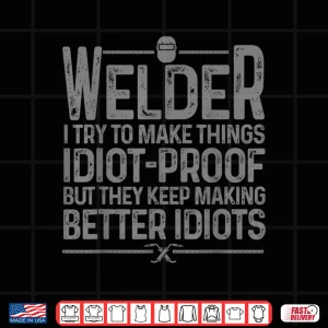 Design Mig Tig Welder Welding Novelty Shirt