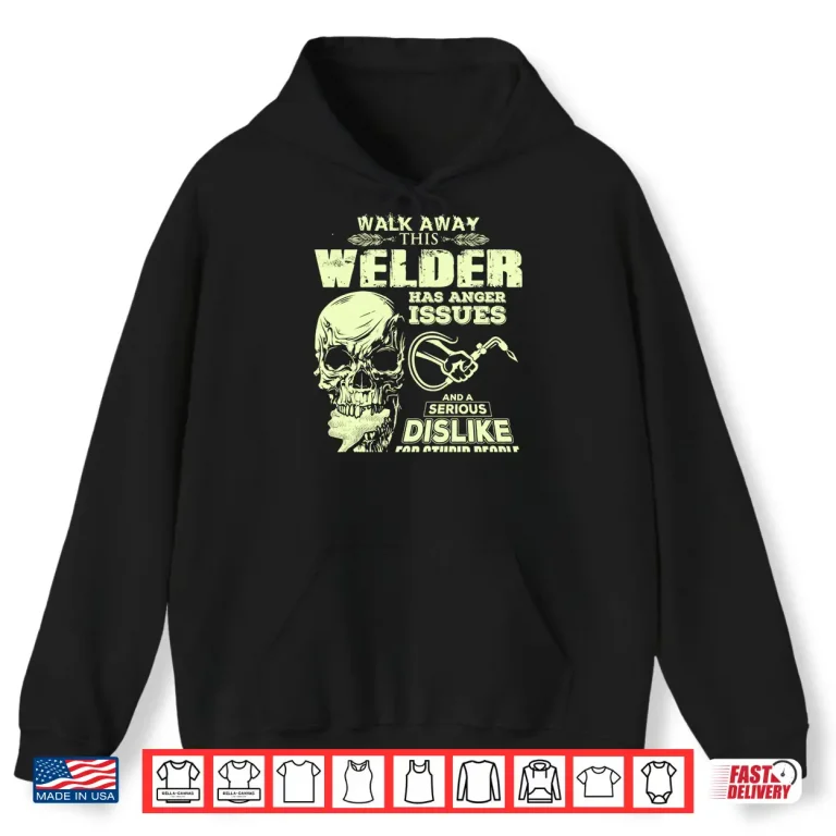 Hoodie Skull Graphic Welder Gift Shirt