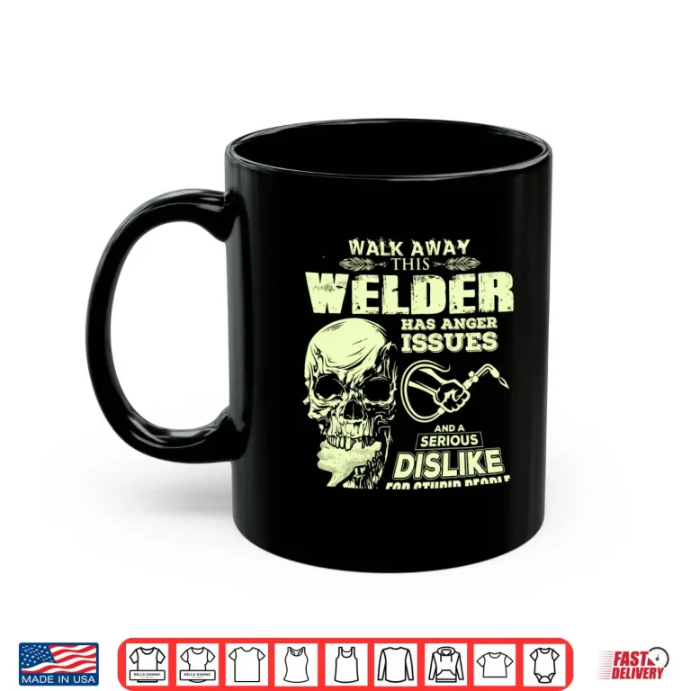 Mug Skull Graphic Welder Gift Shirt