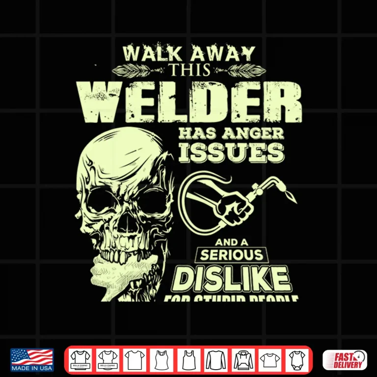 Design Skull Graphic Welder Gift Shirt