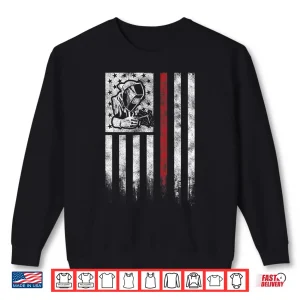 Usa American Flag Patriotic Gift Welder Vintage Shirt