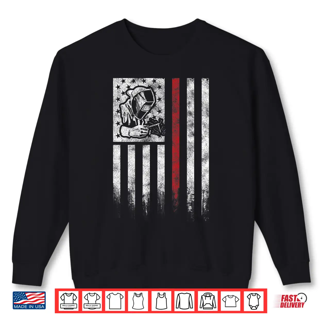 Usa American Flag Patriotic Gift Welder Vintage Shirt Usa American Flag Patriotic Gift Welder Vintage Shirt