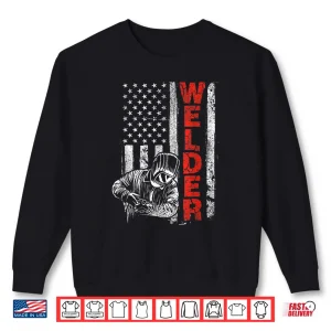 Sweatshirt USA American Worker Metalworking Lover Welder Shirt