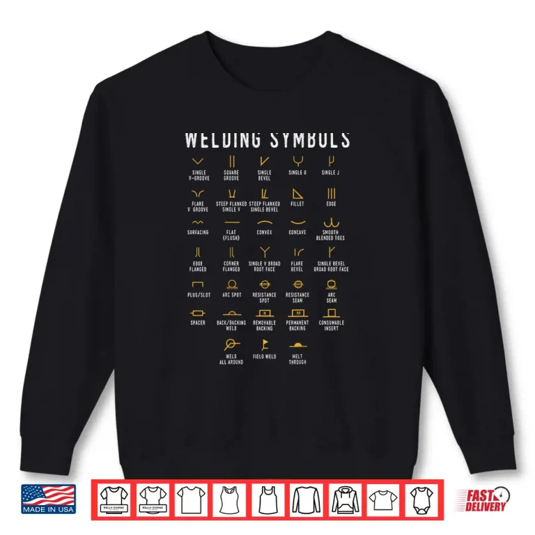 Sweatshirt Symbols Welder Shirt