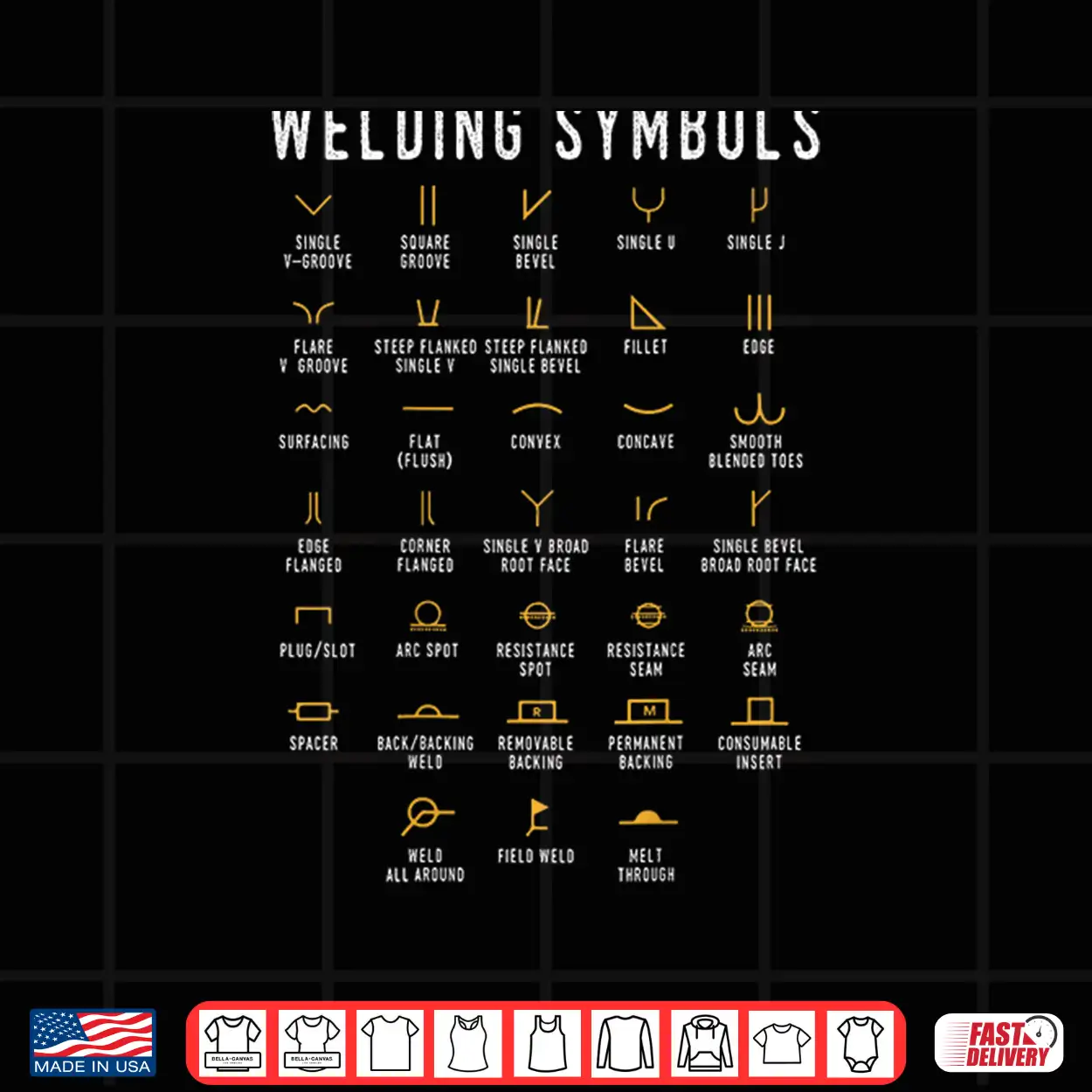 Symbols Welder Shirt Symbols Welder Shirt