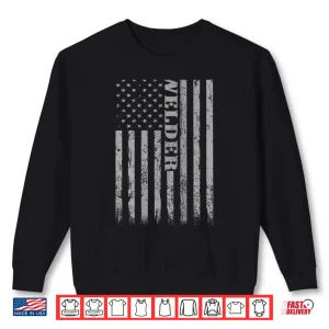 Sweatshirt American Flag Mig Gift Welder Vintage Shirt