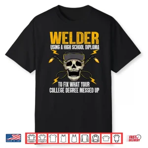 Steel Mig Tig Art Welder Shirt