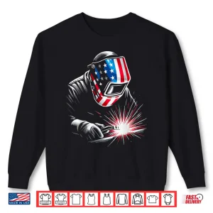 Sweatshirt USA Patriotic Welder Shirt