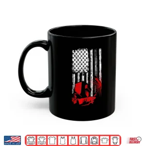 Mug American Flag Usa Patriotic Helmet Welder Welding Distressed Shirt