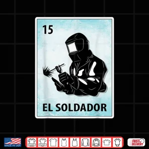Design Mexican Cards El Soldador Welder Shirt