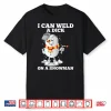 Snowman Art Welder Welding Shirt