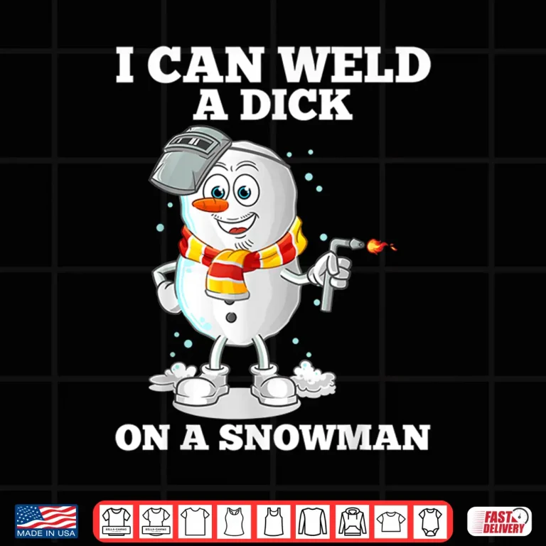 Design Snowman Art Welder Welding Shirt